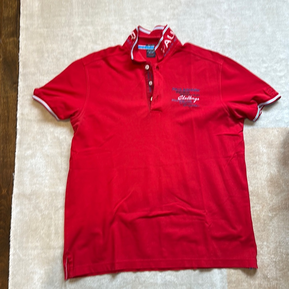 Men’s Paul & Shark Polo in red